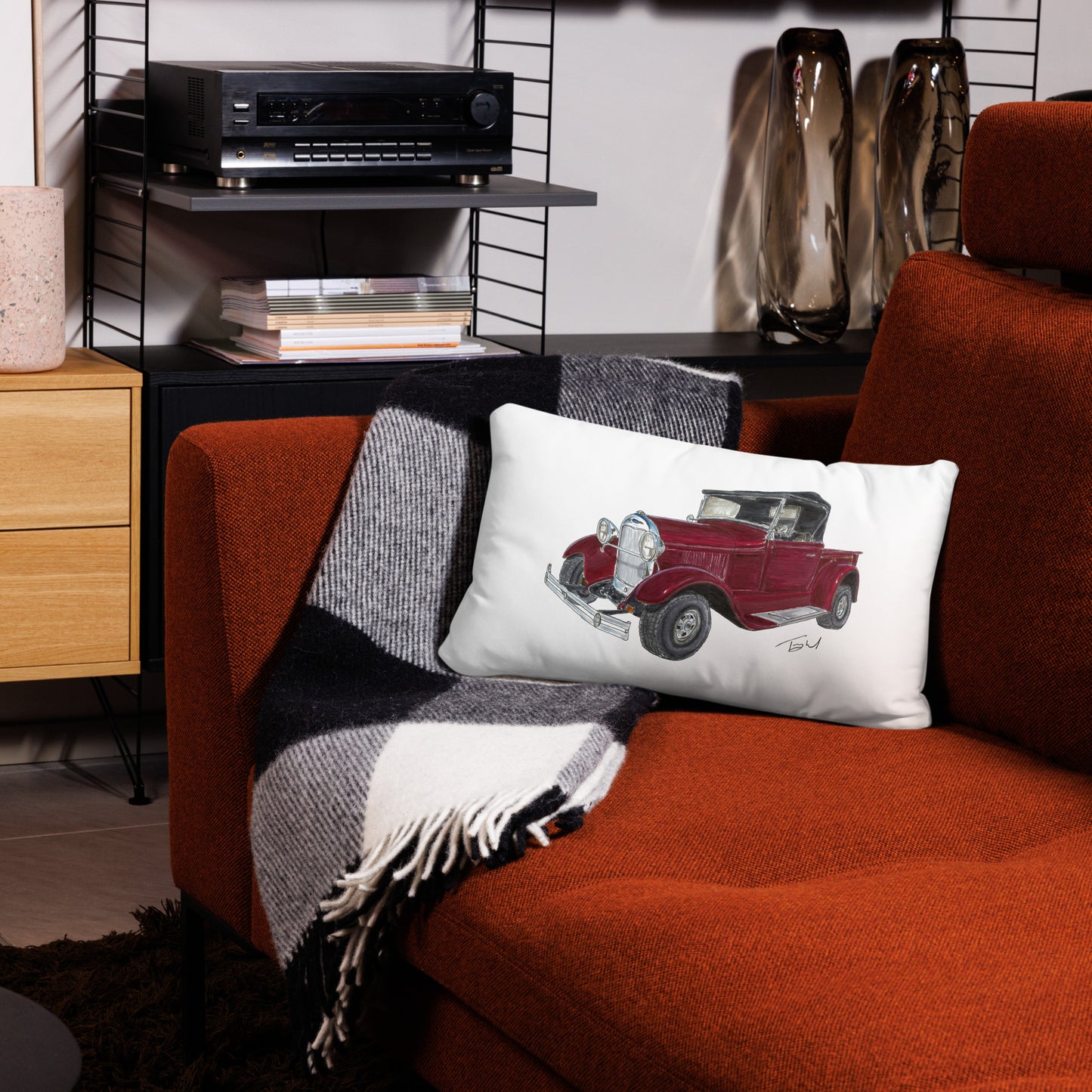 1929 Ford Model A Roadster Pickup Basic Pillow