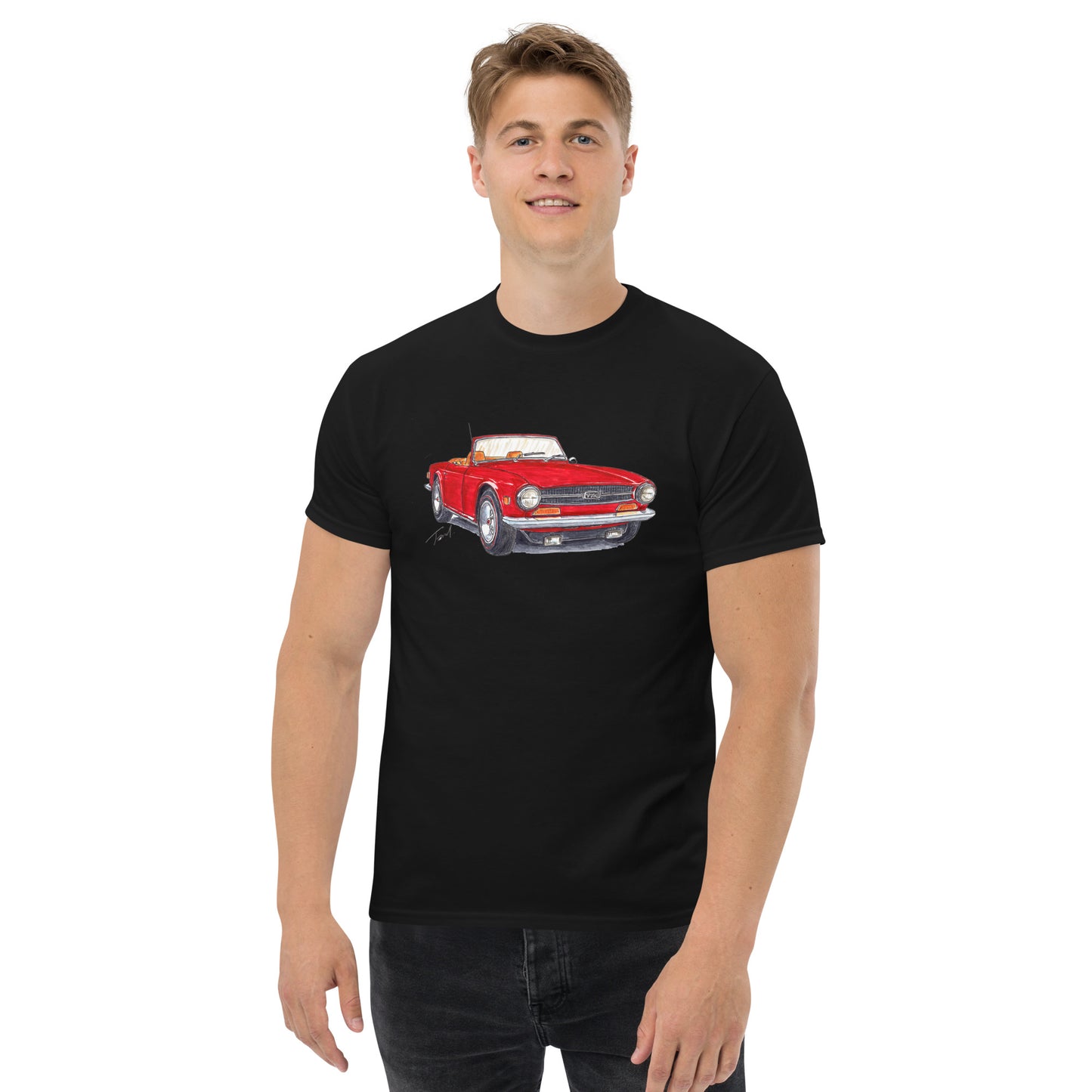 British TR6 Red Men's classic tee