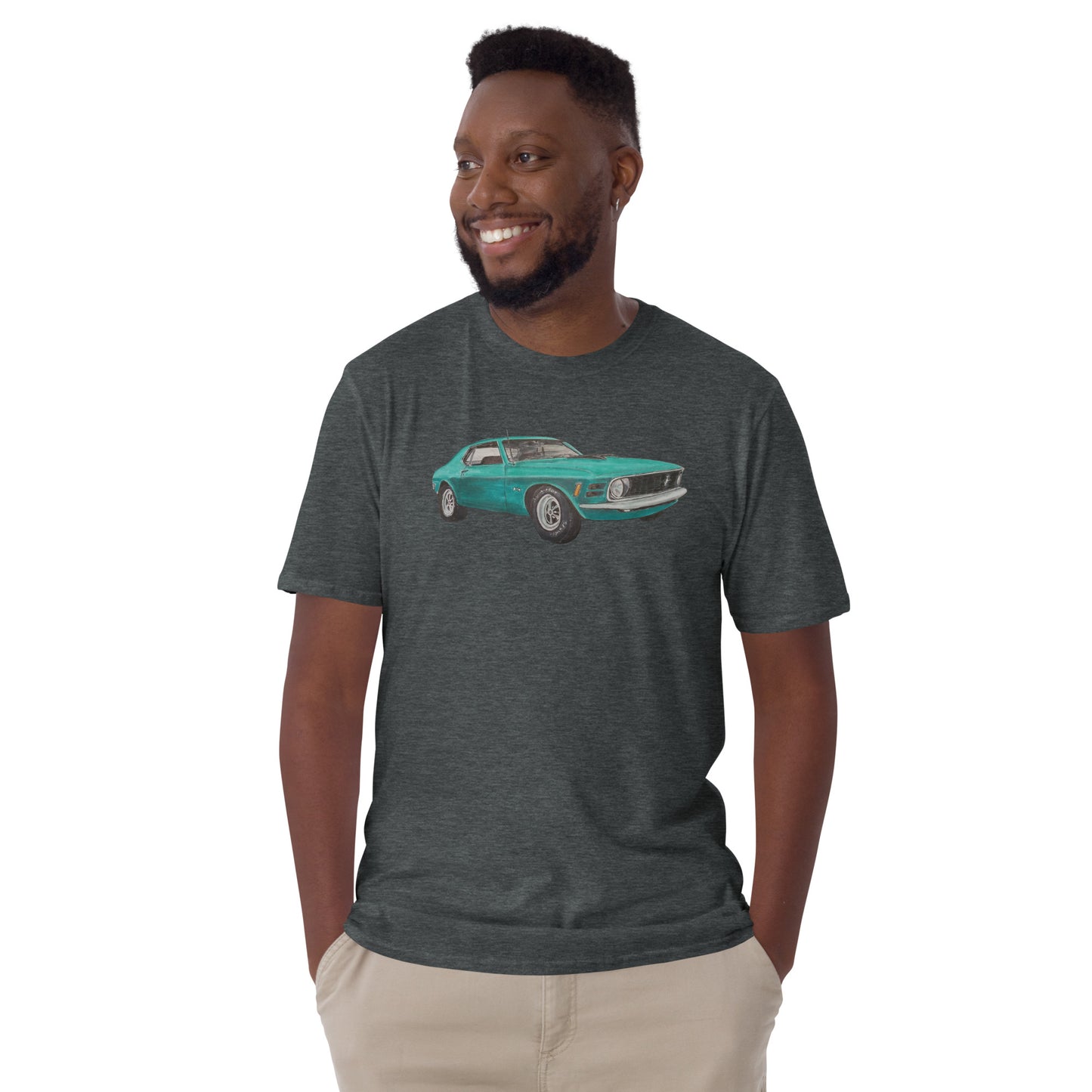 1970 Mustang Coupe Gildan Softstyle T-Shirt