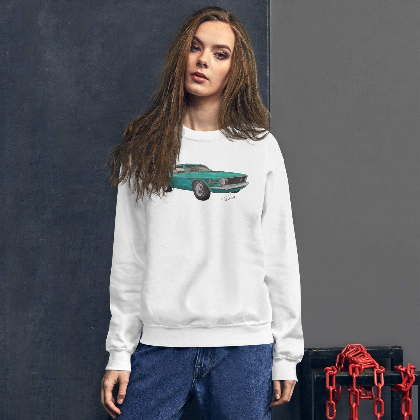 1970 Mustang Coupe Unisex Sweatshirt