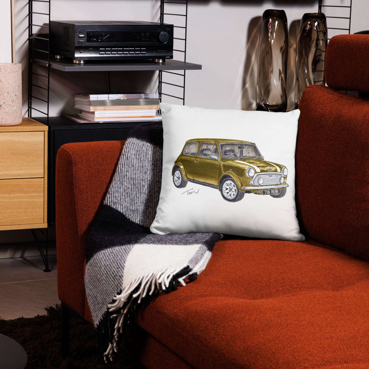 1978 M Cooper Gold Basic Pillow