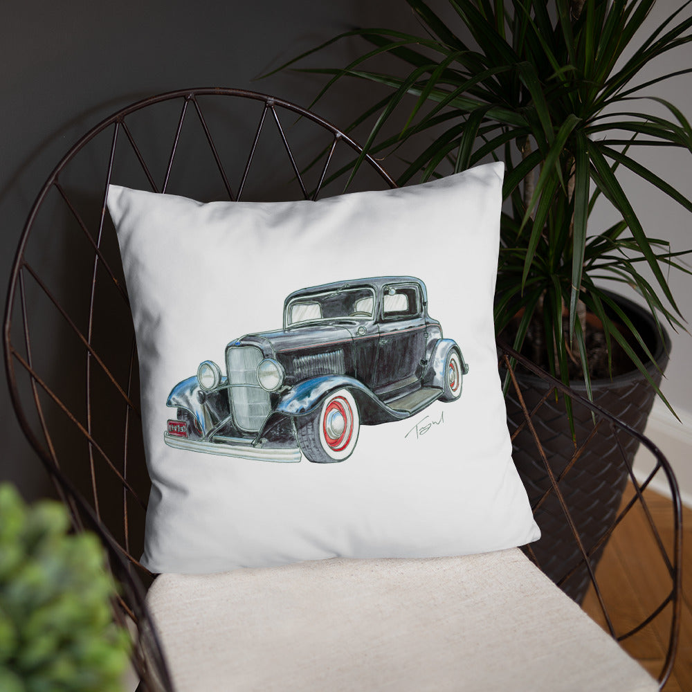 1932 F 3 Window Coupe Basic Pillow