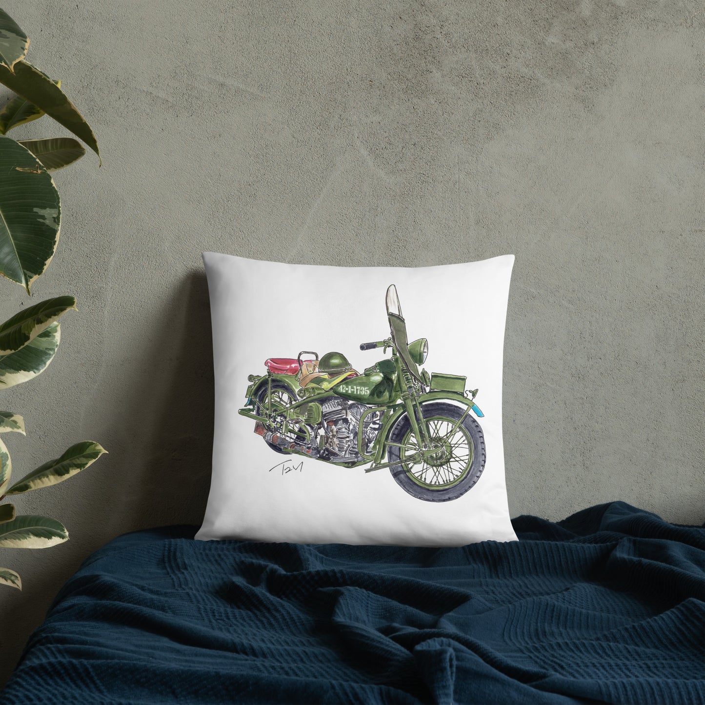 WLC Model 42 HD Motorcycle Basic Pillow