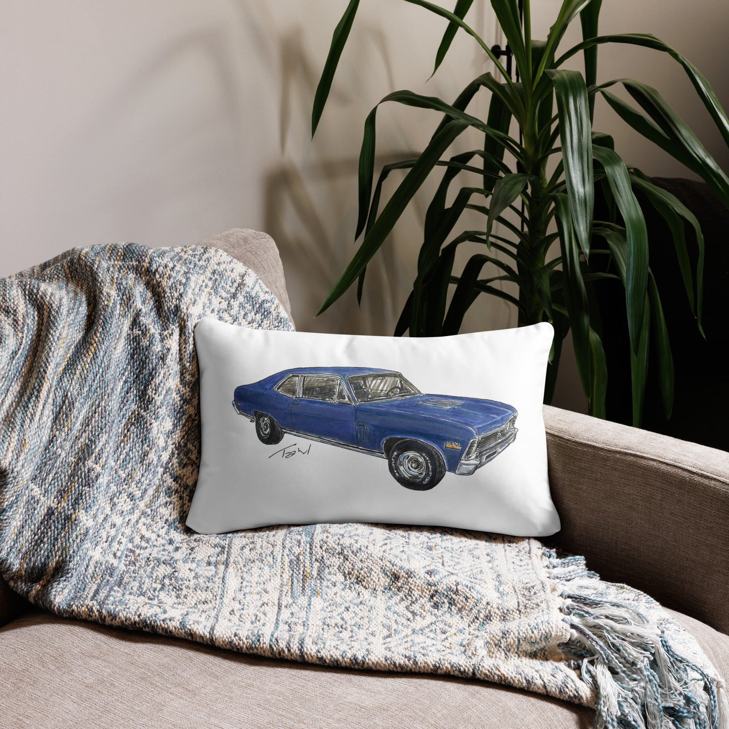 Classic 1970 Nova SS Basic Pillow