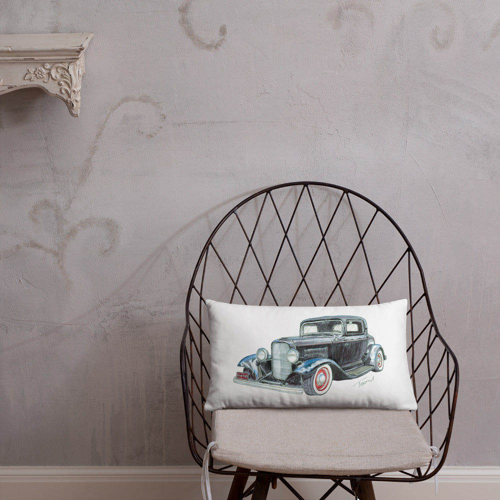 1932 F 3 Window Coupe Basic Pillow