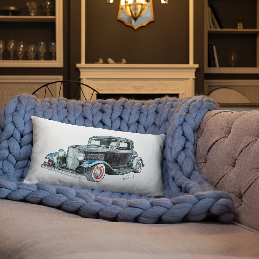 1932 F 3 Window Coupe Basic Pillow