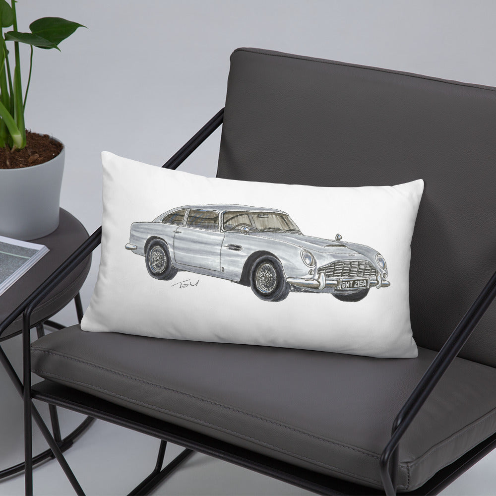 British 1965 AM DB5 Basic Pillow