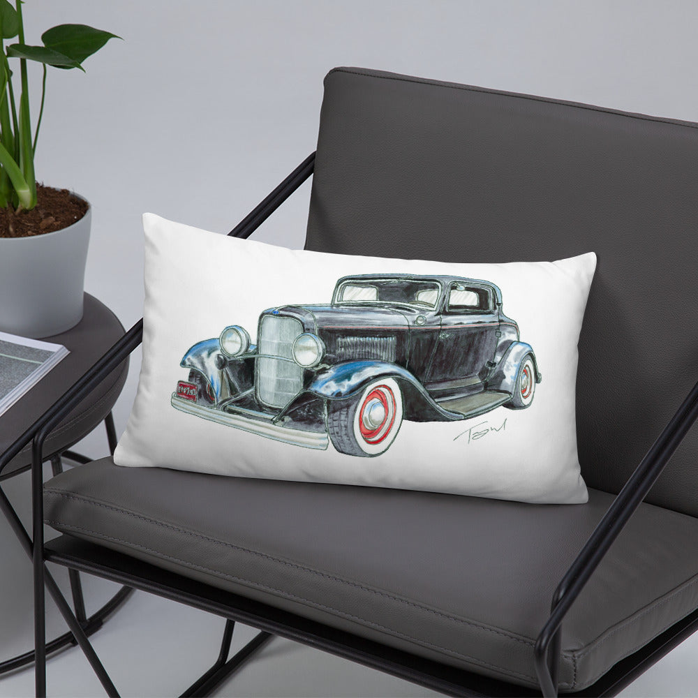 1932 F 3 Window Coupe Basic Pillow