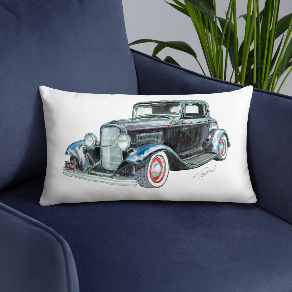 1932 F 3 Window Coupe Basic Pillow