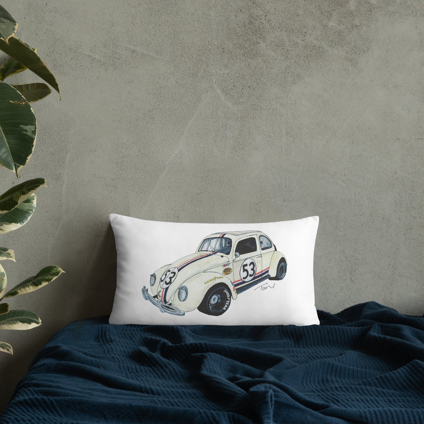 NASCAR Herbie Basic Pillow