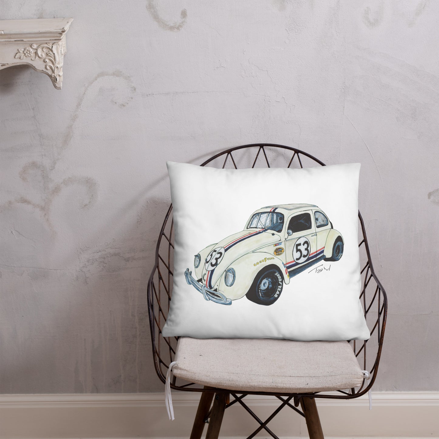 NASCAR Herbie Basic Pillow