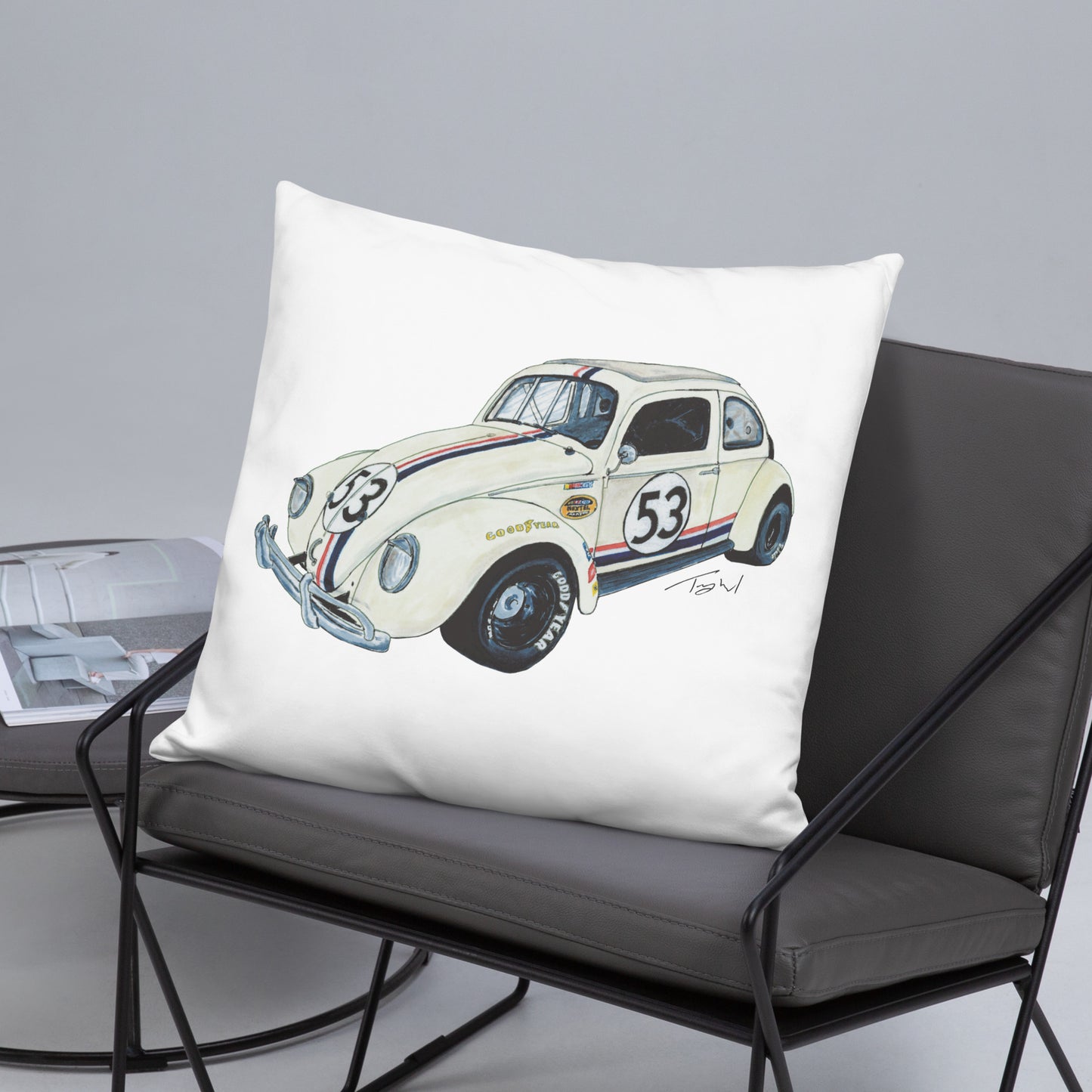 NASCAR Herbie Basic Pillow