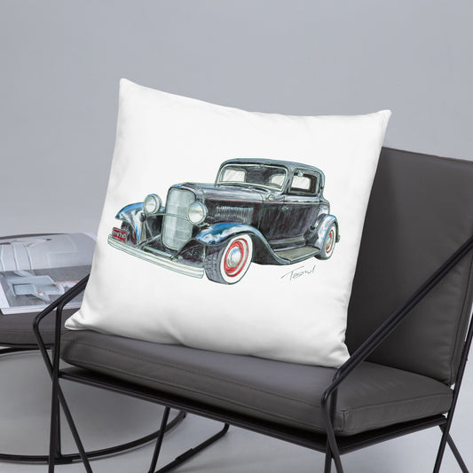 1932 F 3 Window Coupe Basic Pillow
