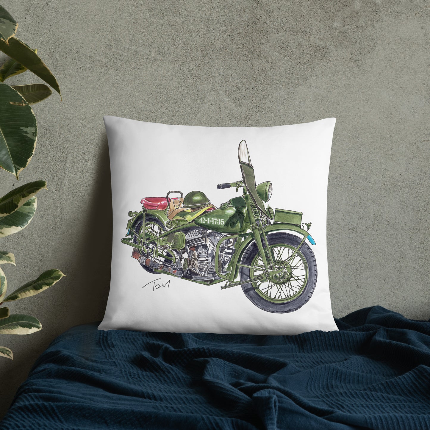 WLC Model 42 HD Motorcycle Basic Pillow