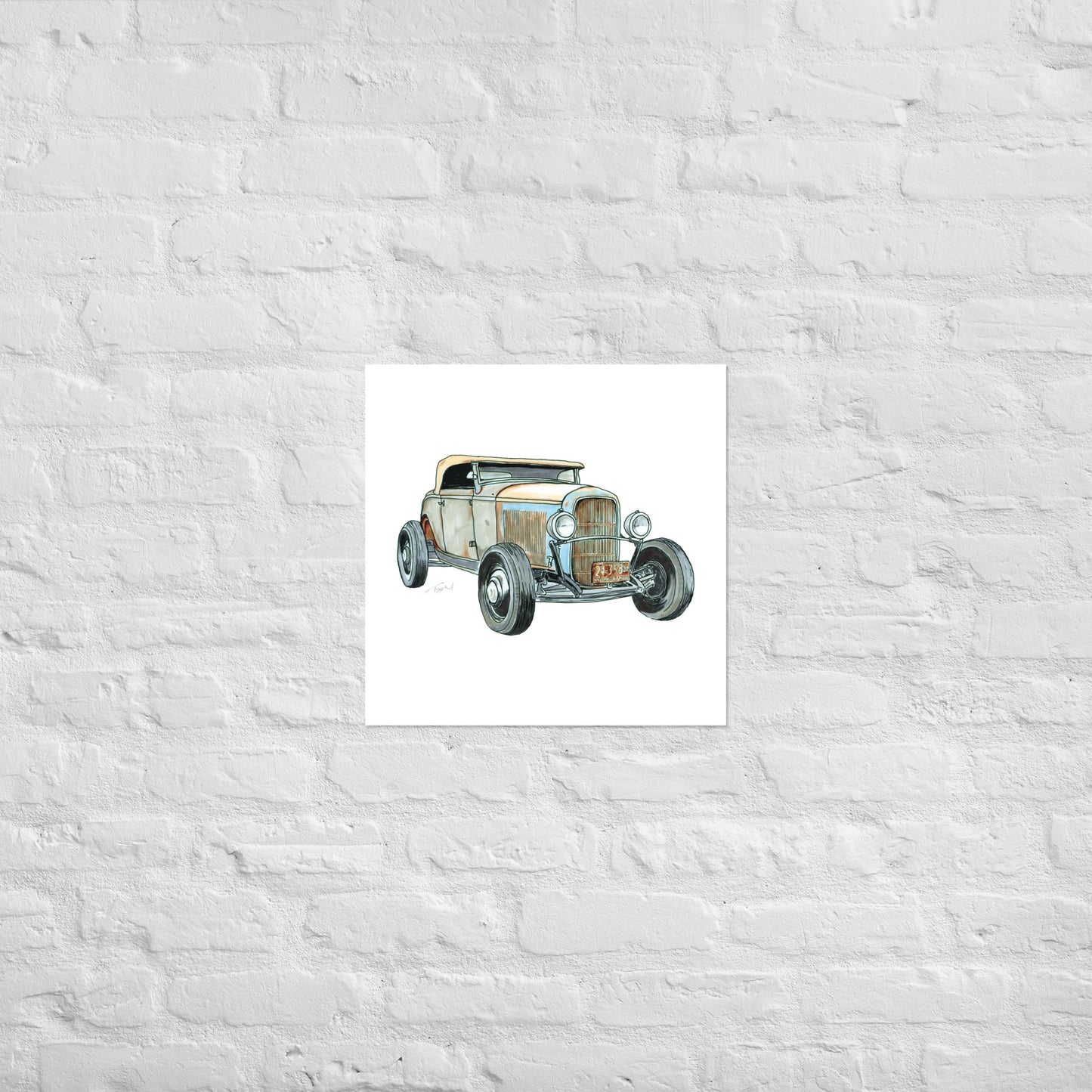 1932 F BF Roadster Poster