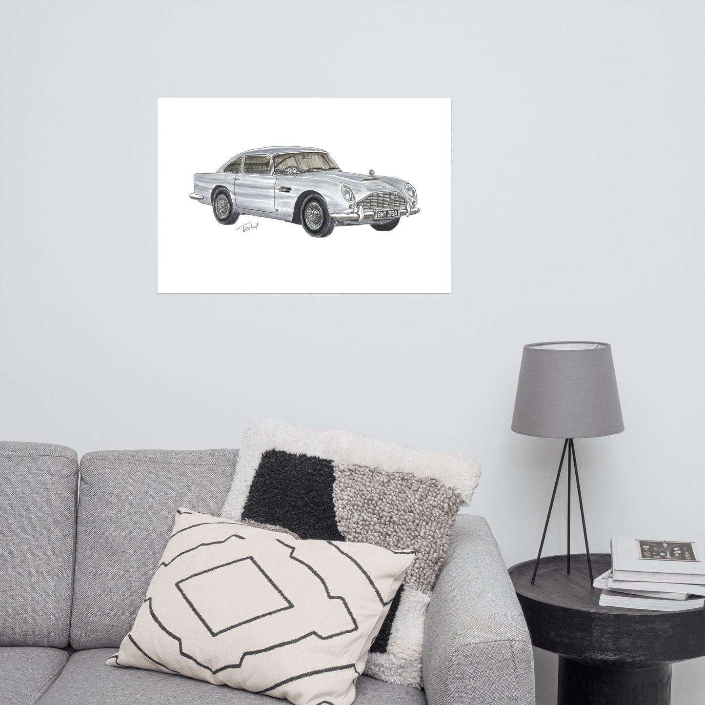 British 1965 AM DB5 Poster