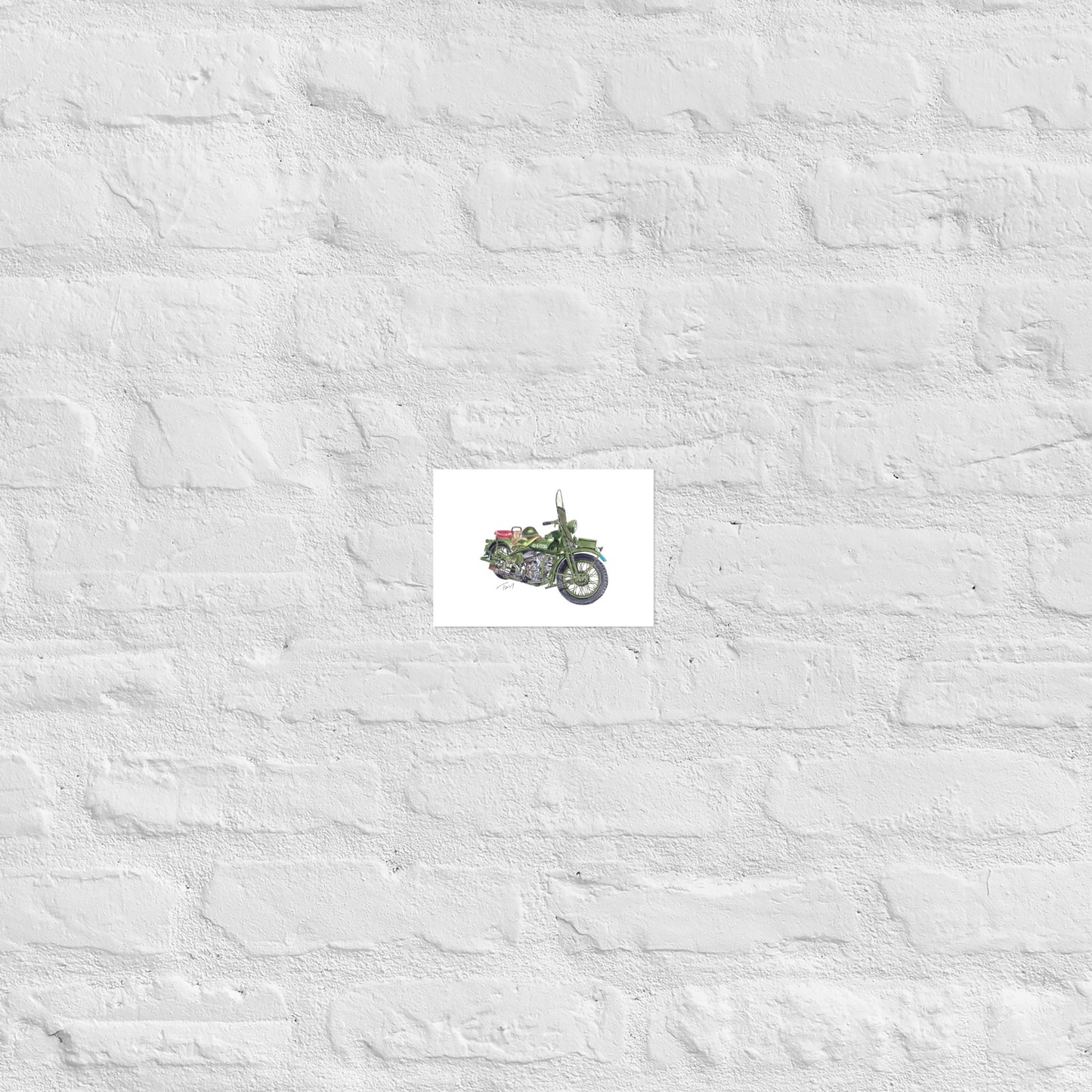 Model 42 WLC HD Motorcycle Poster