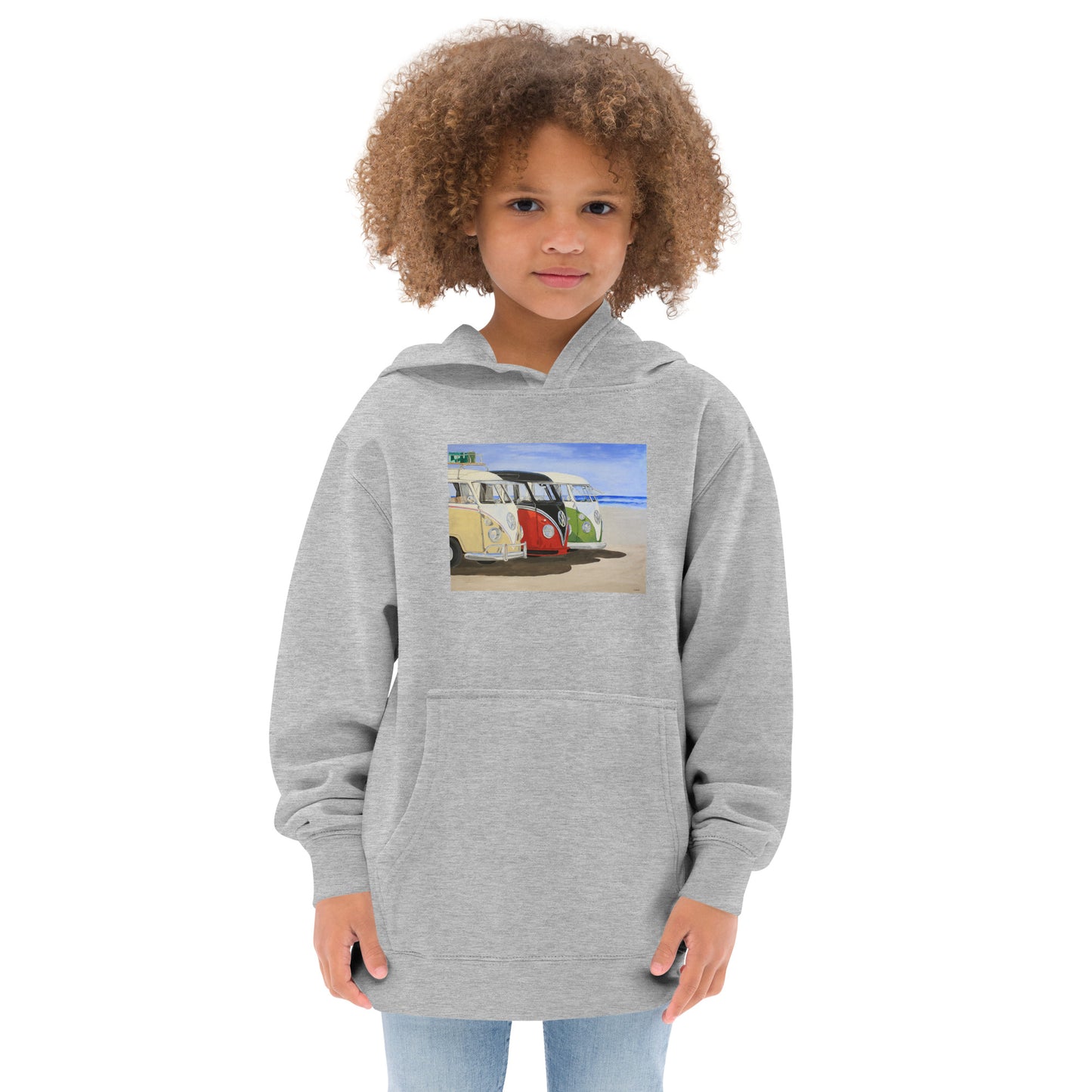 Dubs on the Beach Kids fleece hoodie