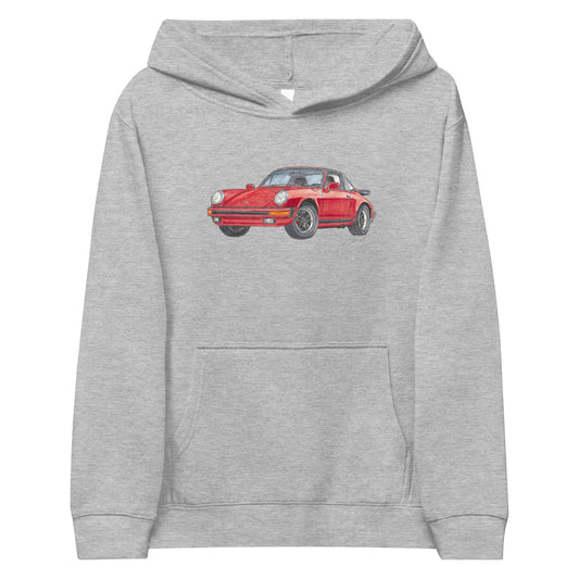 1975 911 Targa Red Kids fleece hoodie