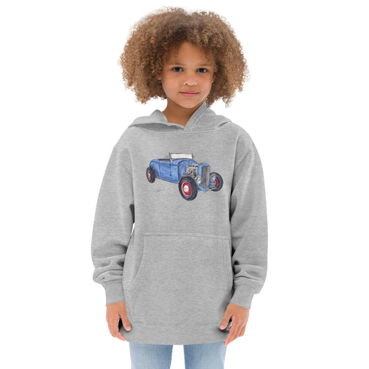 1932 F Roadster Flathead Kids fleece hoodie