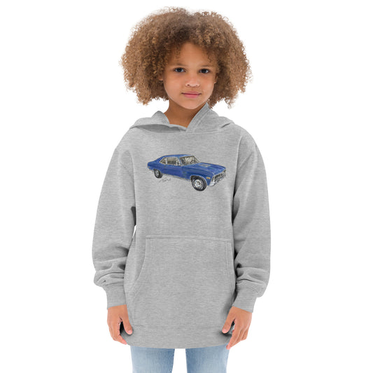 Classic 1970 Nova SS Kids fleece hoodie