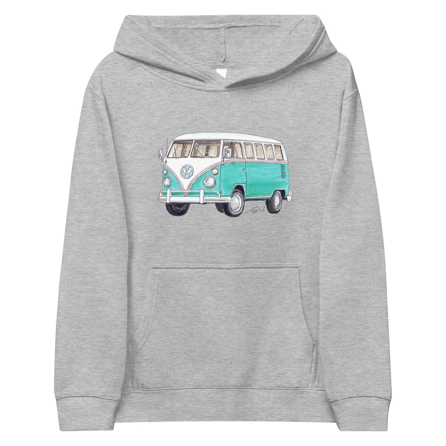 1967 Type2 Split Window Kids fleece hoodie