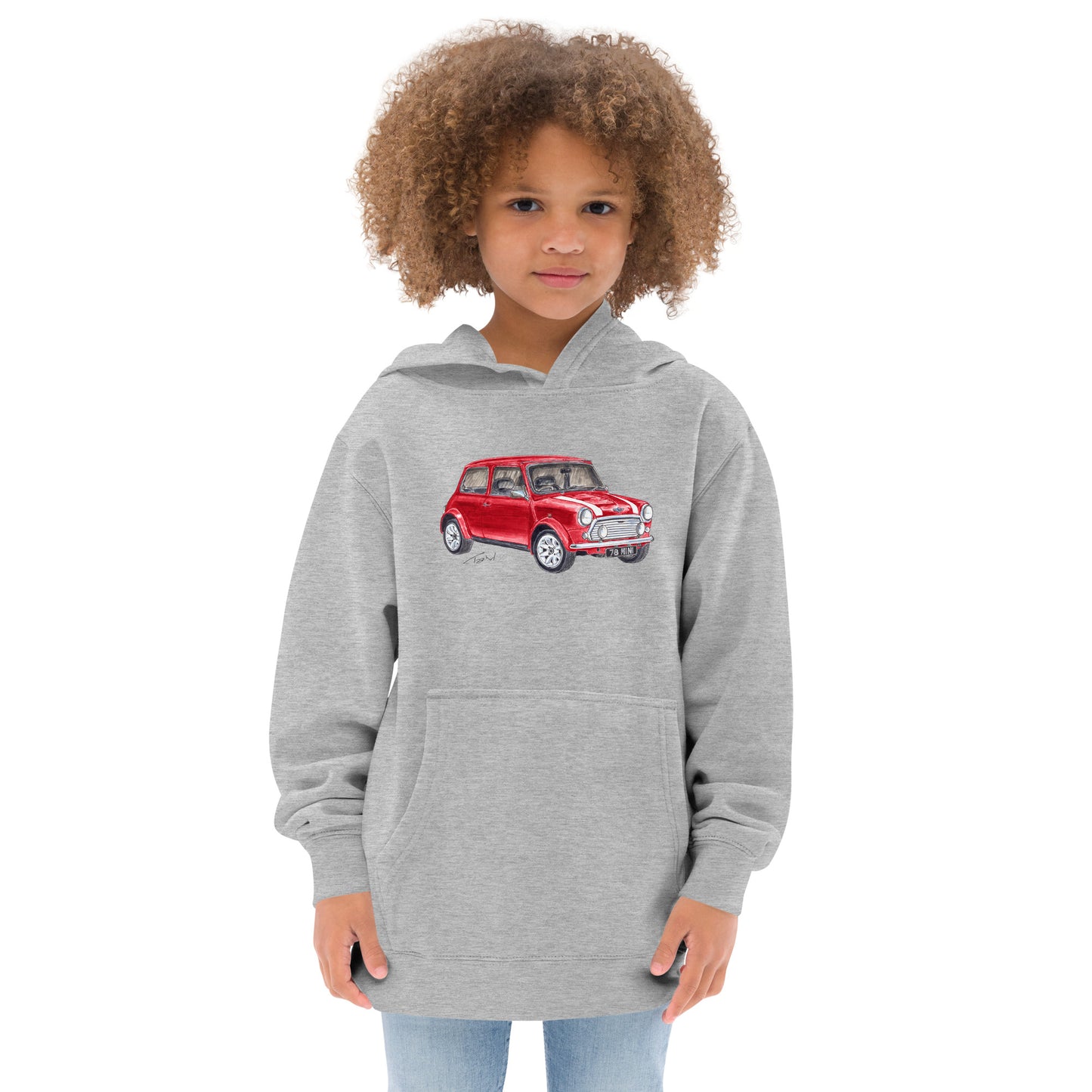 1978 M Cooper Red Kids fleece hoodie