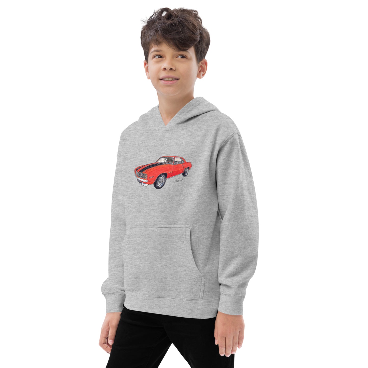 1969 C Z28 RS Orange Kids fleece hoodie