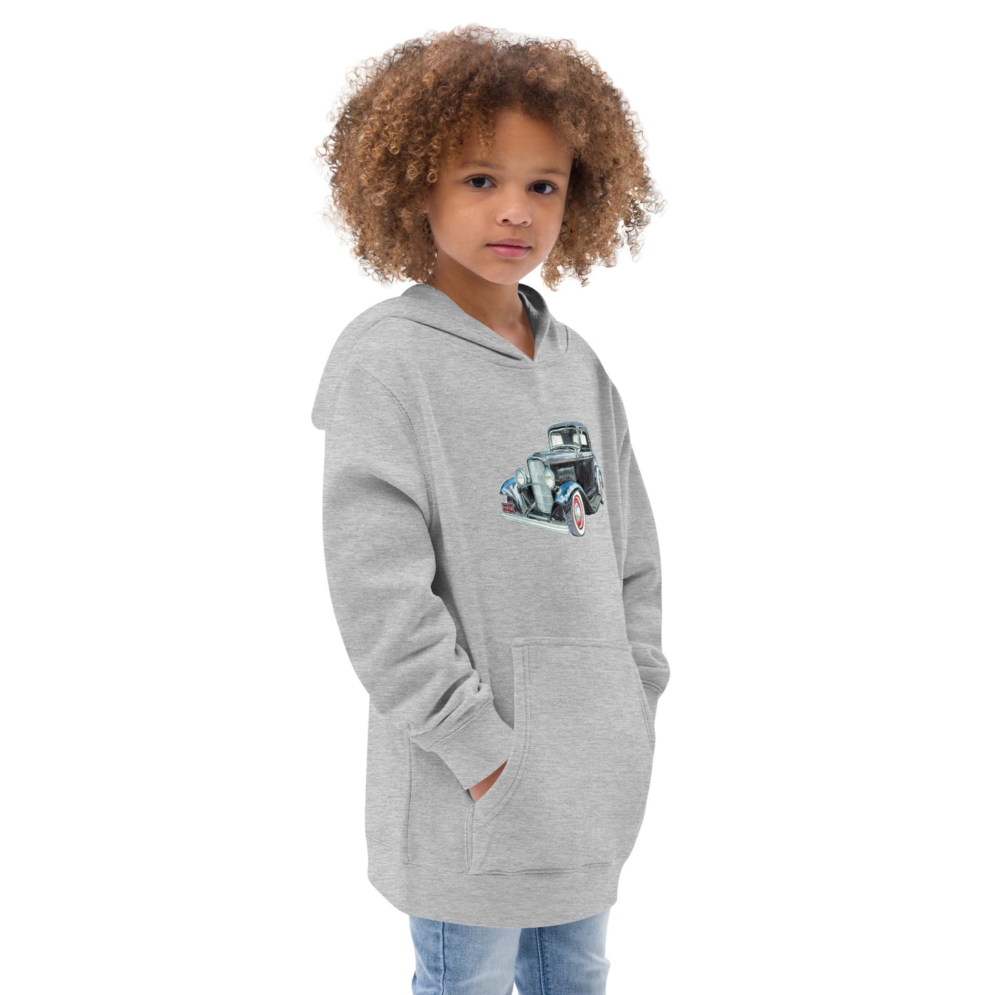 1932 F 3 Window Coupe Kids fleece hoodie