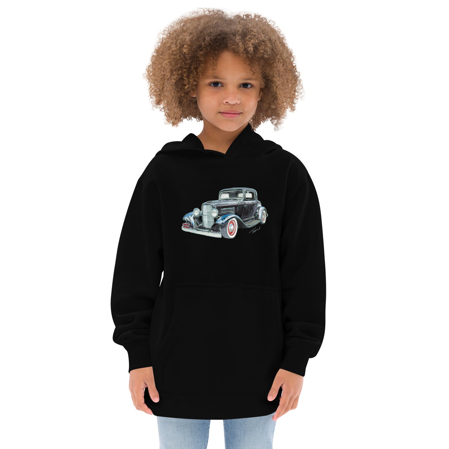 1932 F 3 Window Coupe Kids fleece hoodie