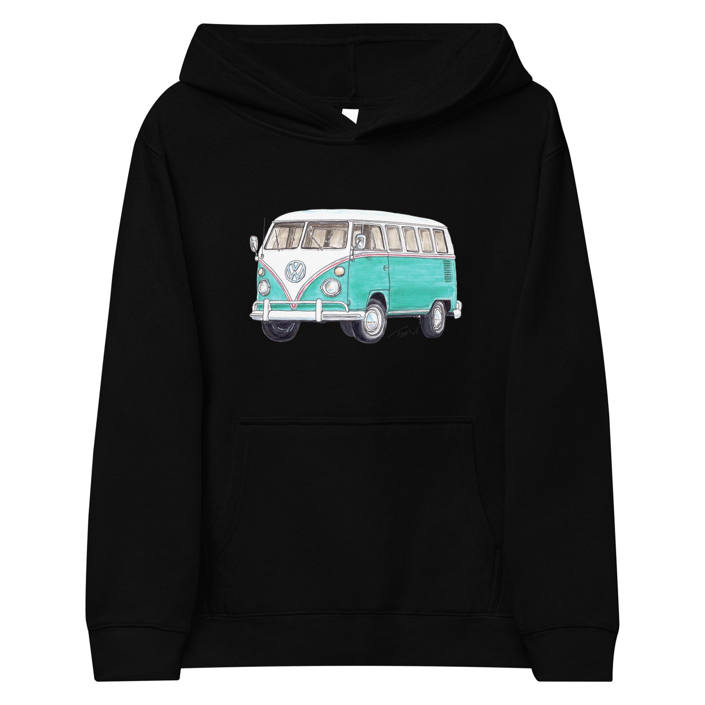 1967 Type2 Split Window Kids fleece hoodie