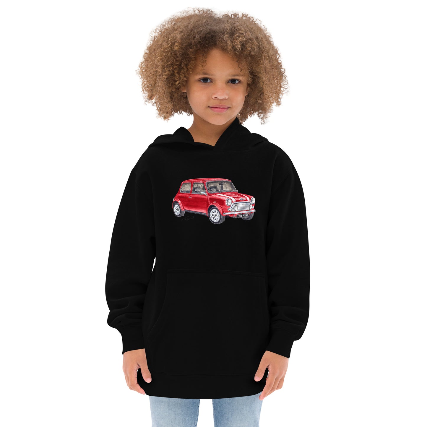 1978 M Cooper Red Kids fleece hoodie