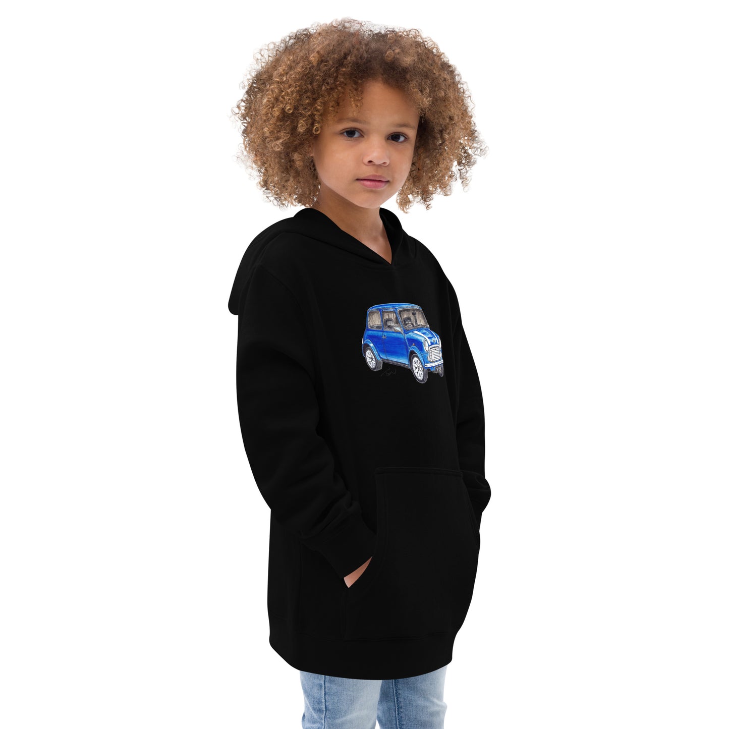 1978 M Cooper Blue Kids fleece hoodie