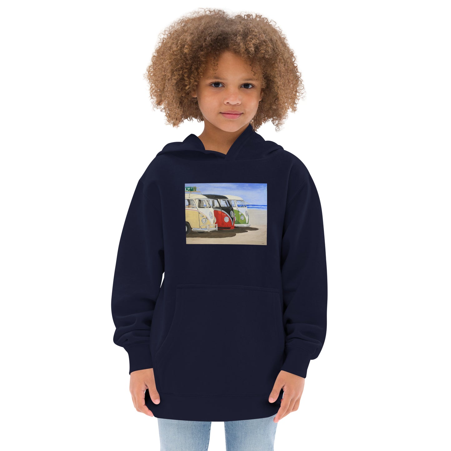 Dubs on the Beach Kids fleece hoodie