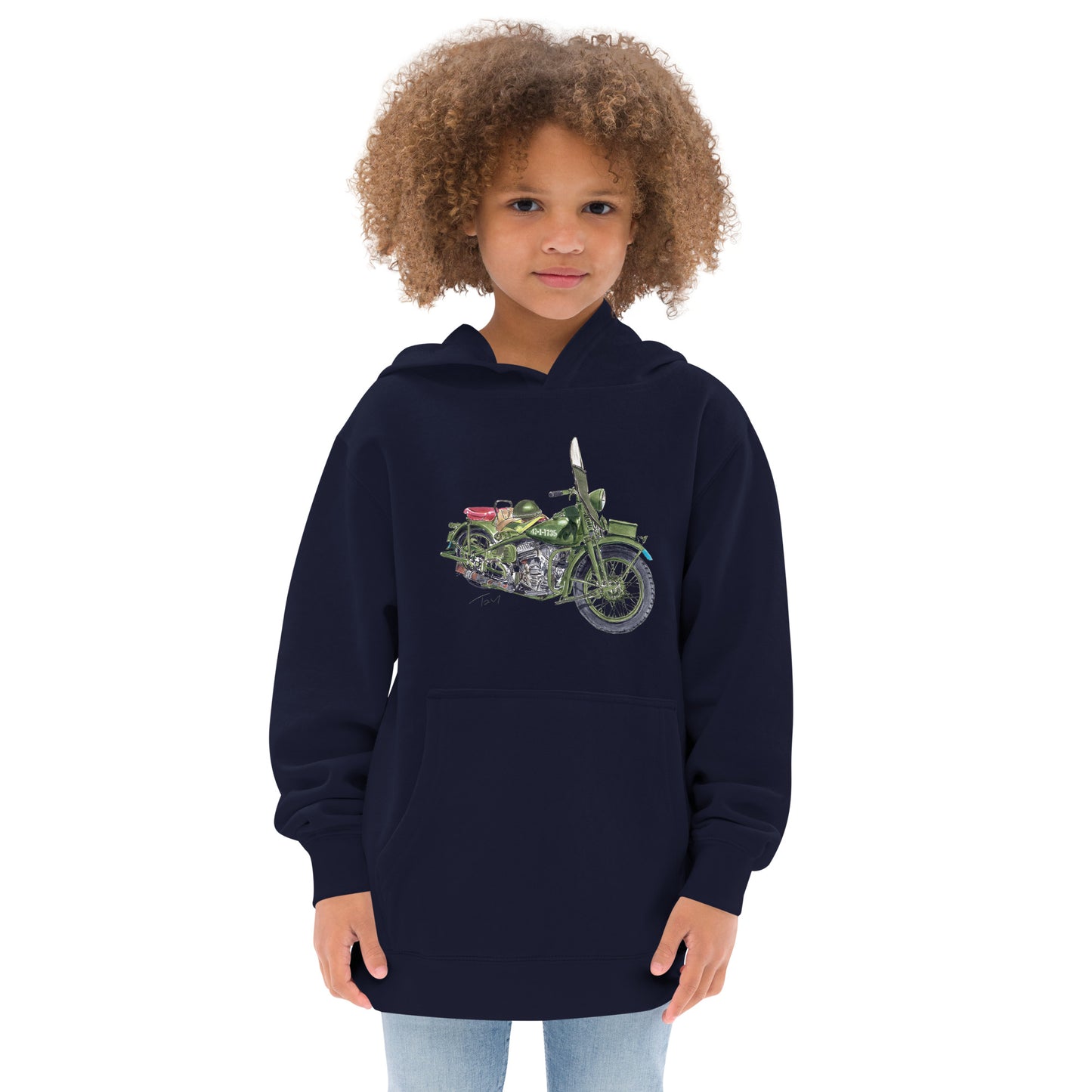 Model 42 WLC HD Motorcycle Kids fleece hoodie