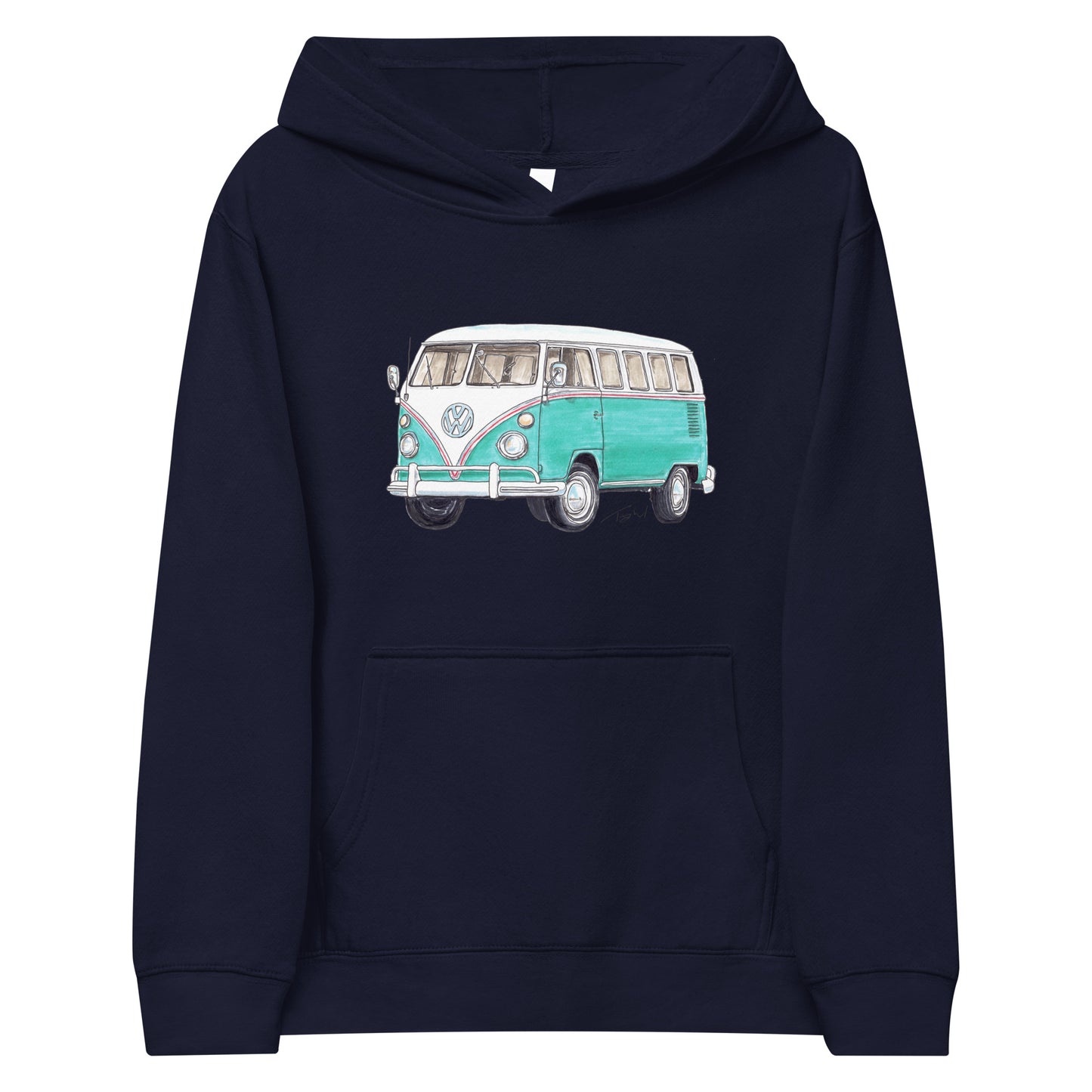 1967 Type2 Split Window Kids fleece hoodie