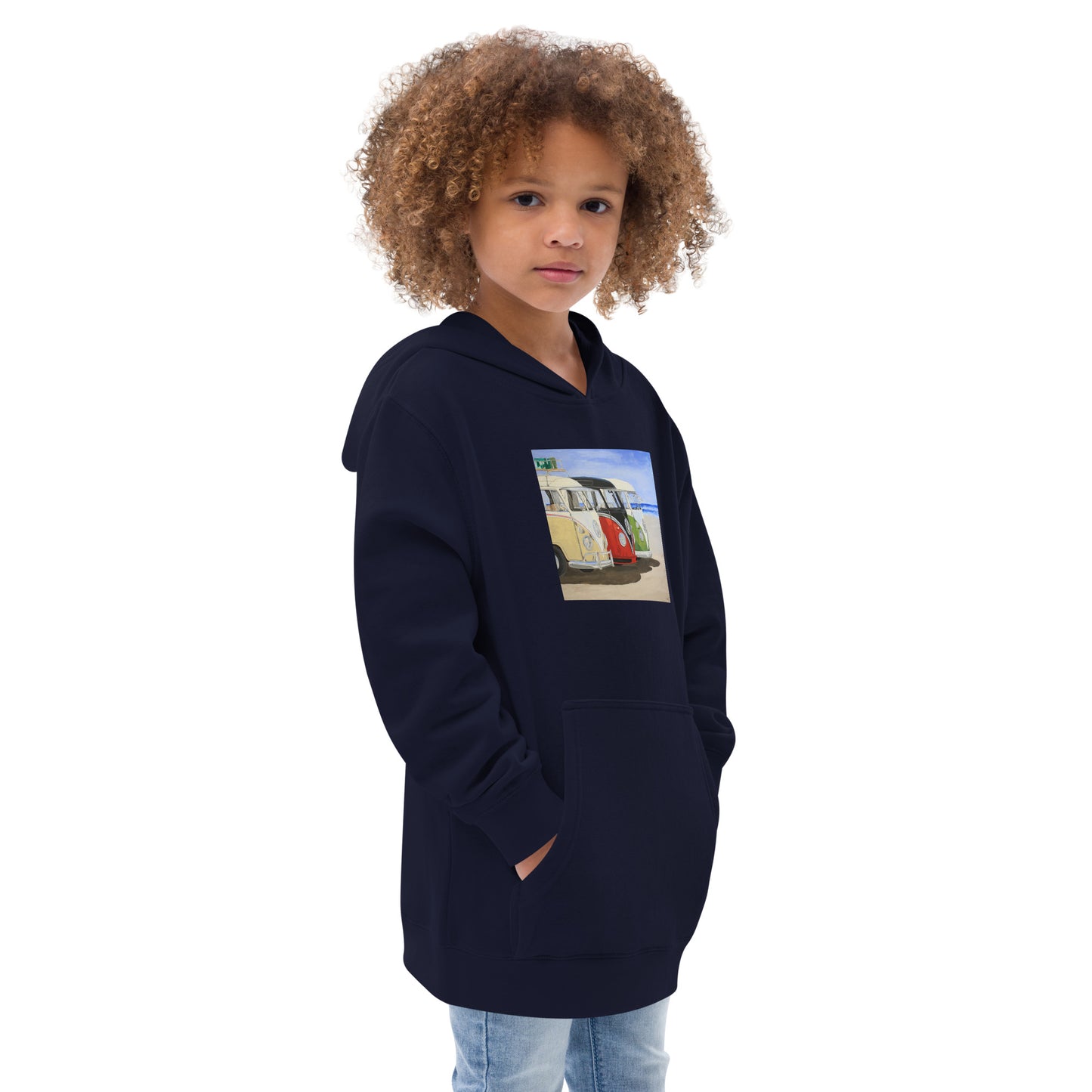 Dubs on the Beach Kids fleece hoodie