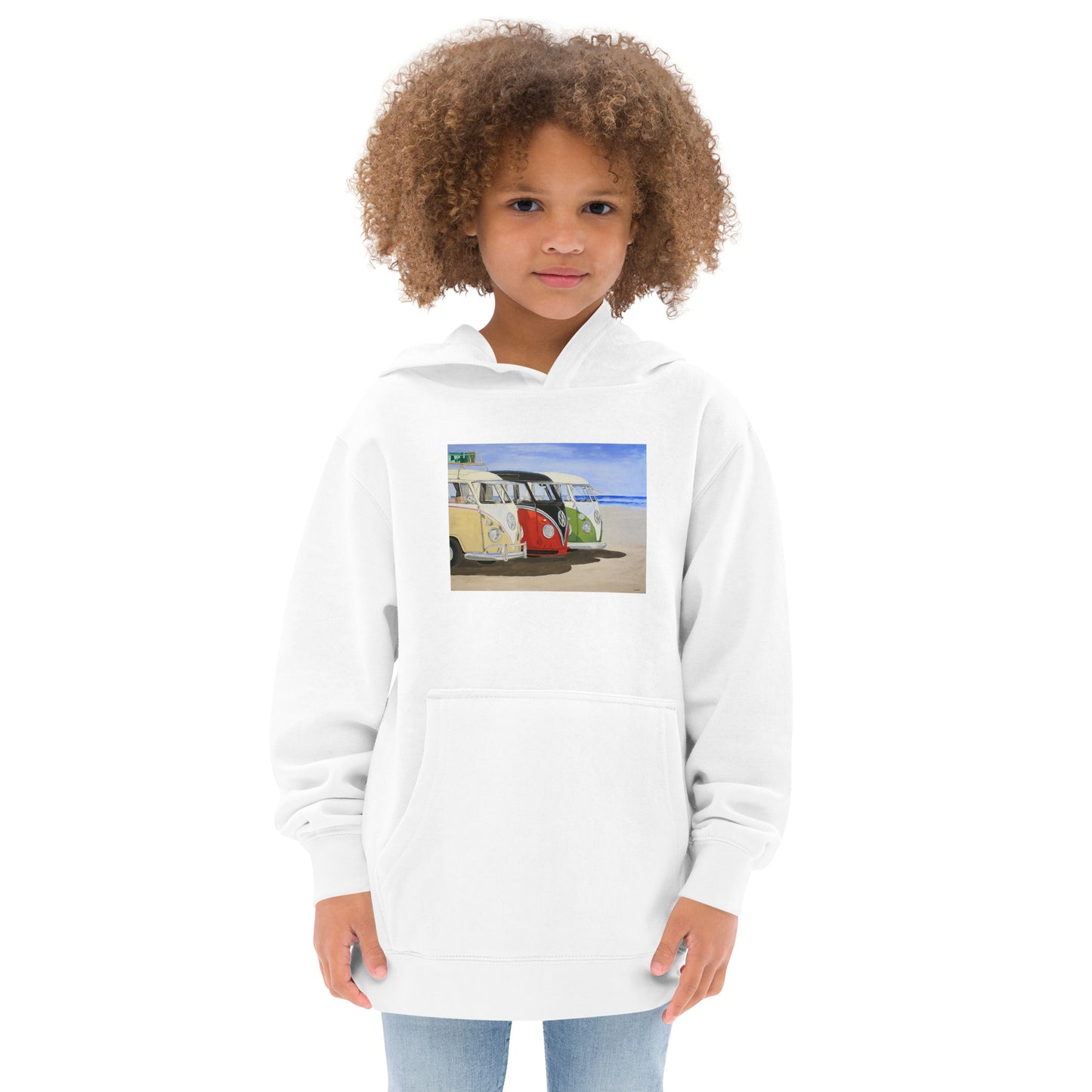 Dubs on the Beach Kids fleece hoodie