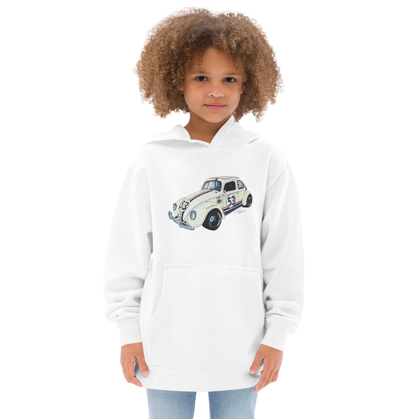 NASCAR Herbie Kids fleece hoodie