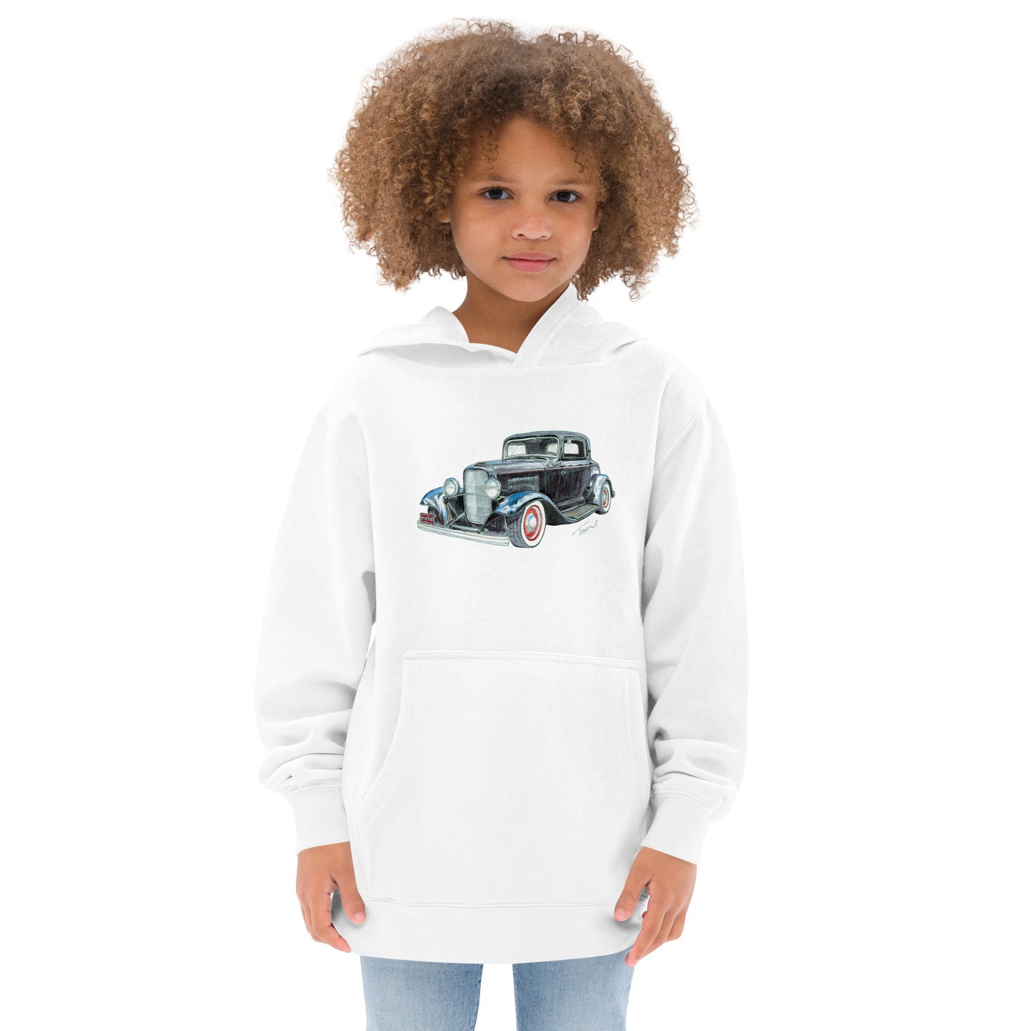 1932 F 3 Window Coupe Kids fleece hoodie