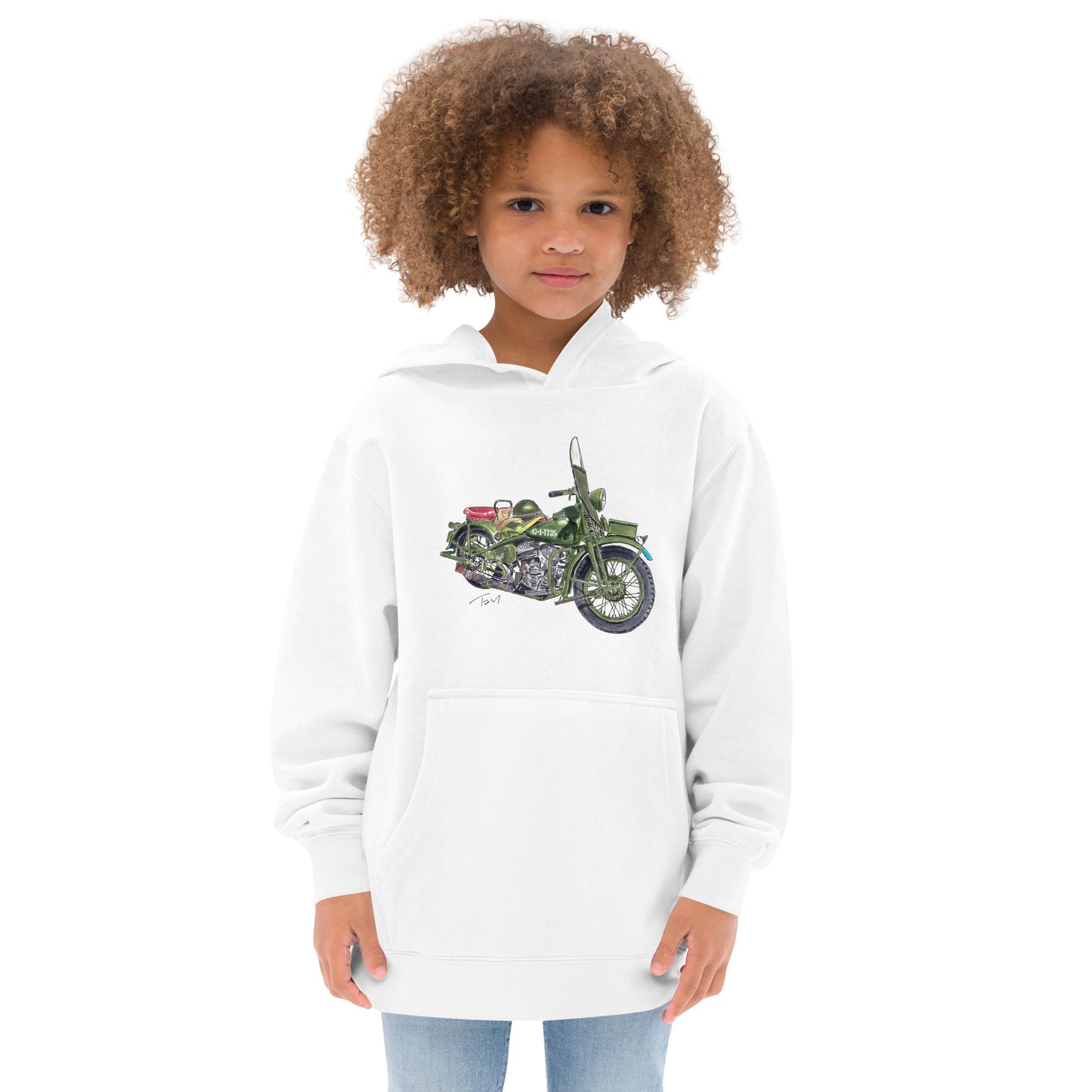 Model 42 WLC HD Motorcycle Kids fleece hoodie