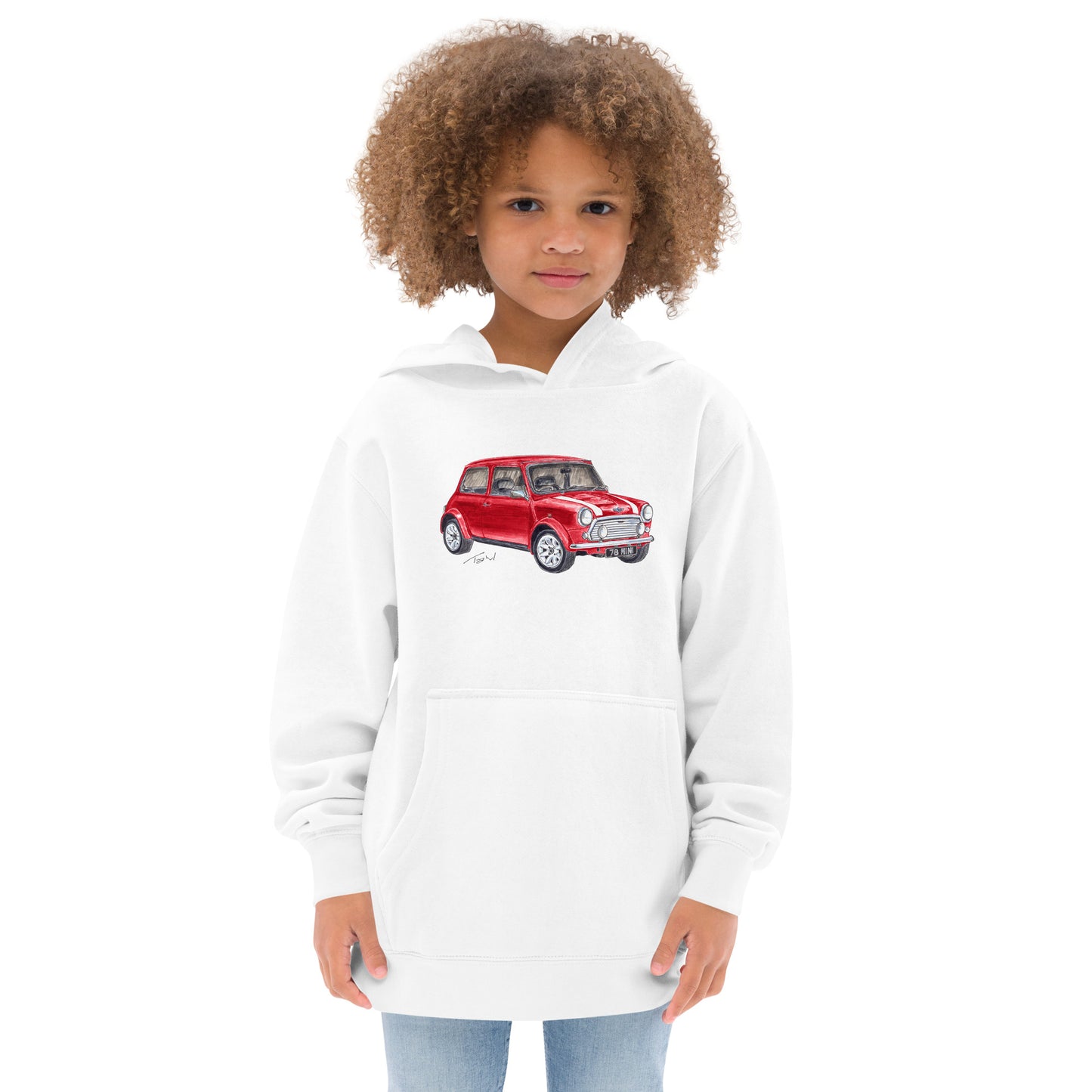 1978 M Cooper Red Kids fleece hoodie