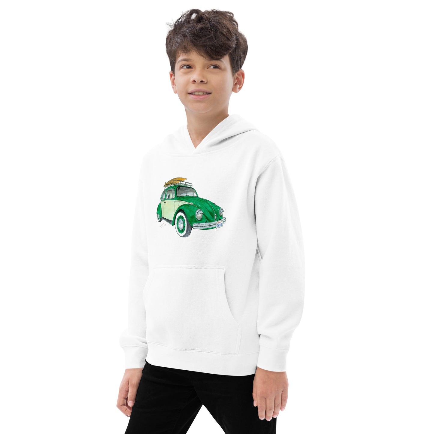 Surfs Up 1975 SB Kids fleece hoodie