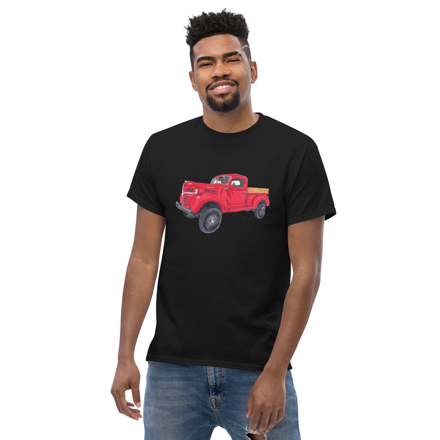 Vintage 1946 D Red Truck Men's classic tee