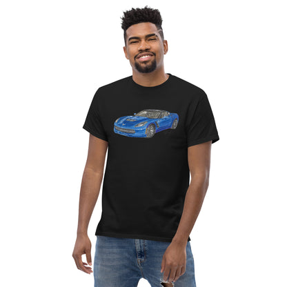 2015 C Stingray Blue Men's classic tee