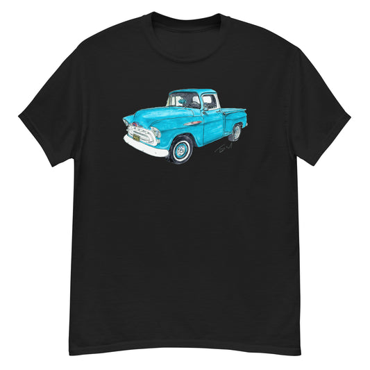 Vintage 1957 C Truck Blue Men's classic tee