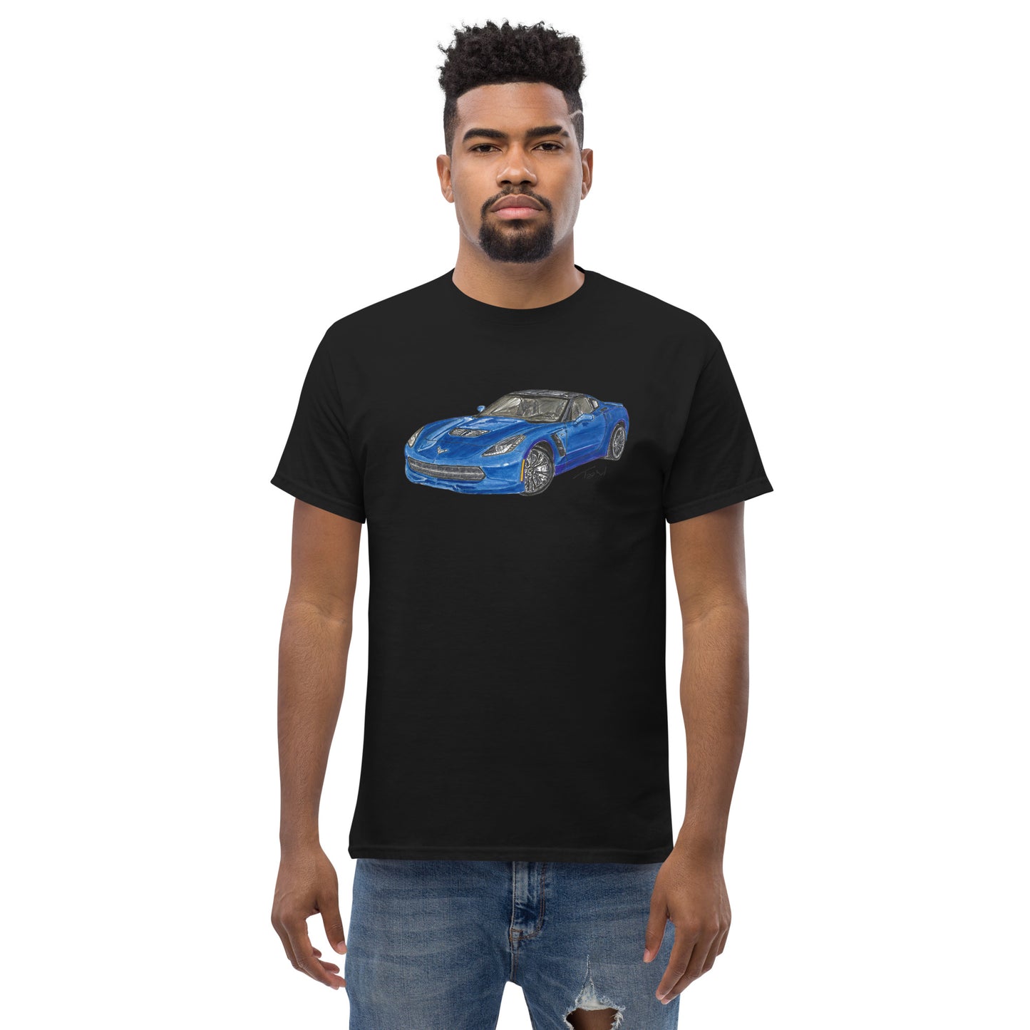 2015 C Stingray Blue Men's classic tee