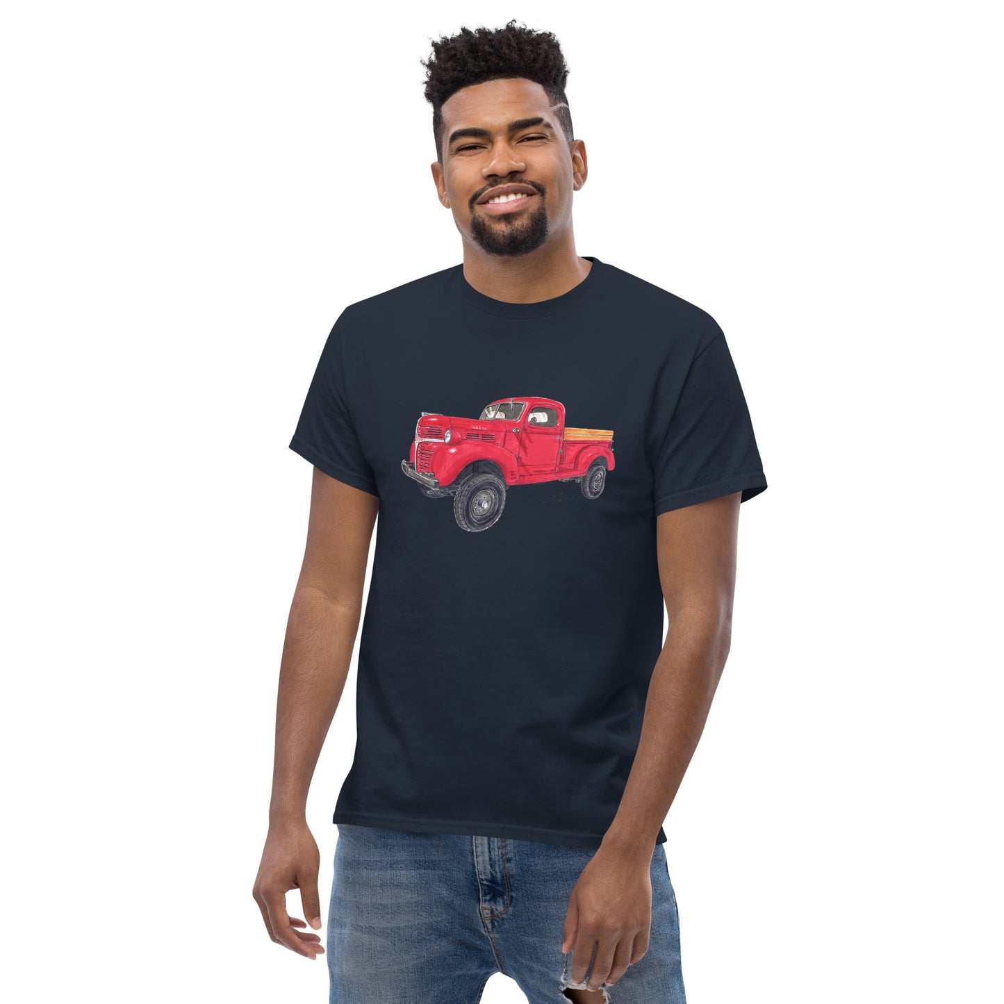 Vintage 1946 D Red Truck Men's classic tee