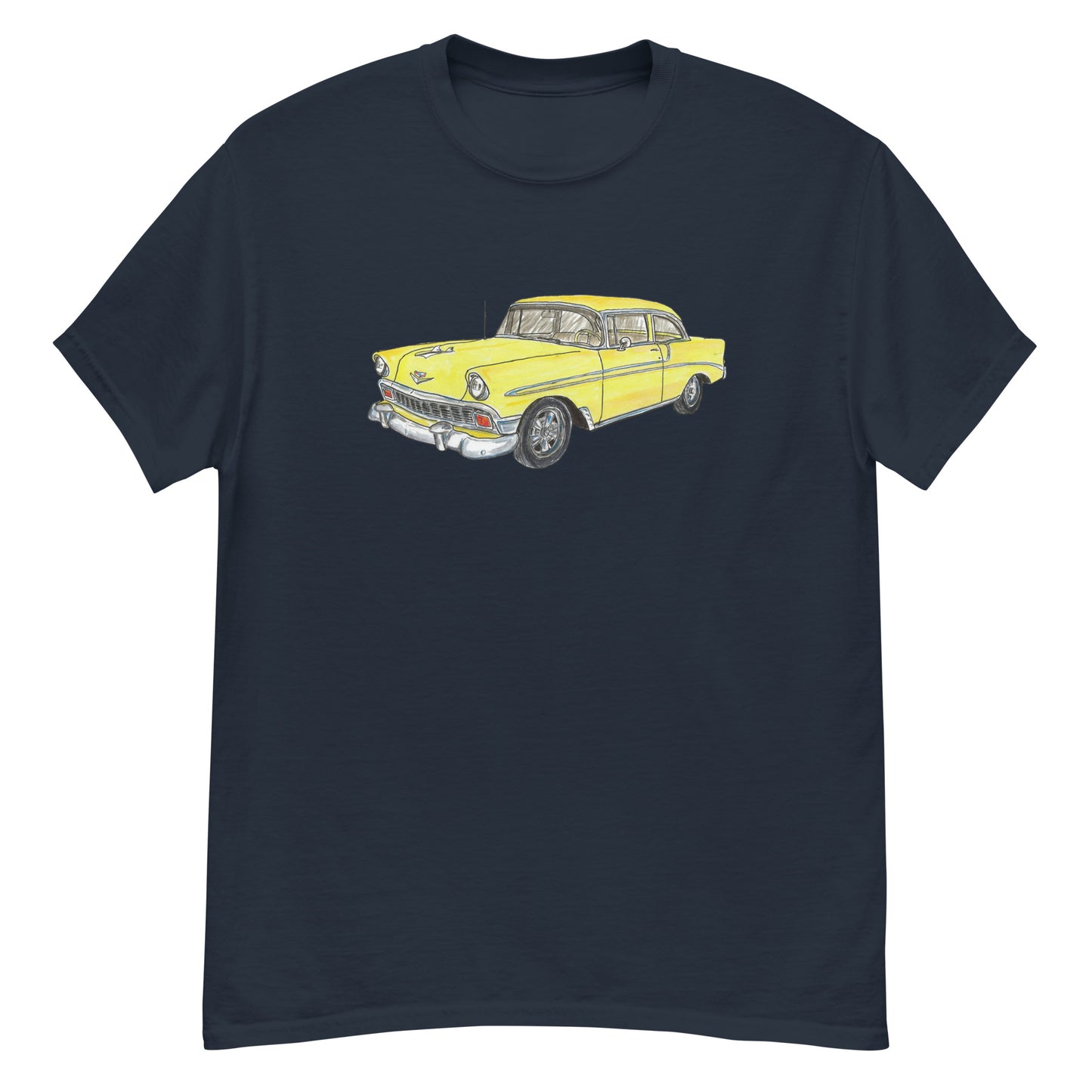 Classic 1956 C 2 Door Post Yellow Men's classic tee