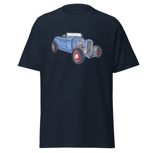 1932 F Roadster Flathead Blue Men's classic tee